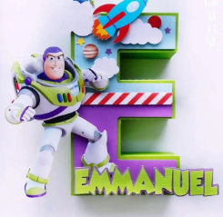 Letra 3D personalizada 6