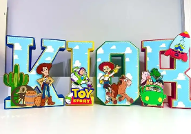 Letra 3D personalizada 2